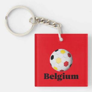 Begium Soccer Key Ring
