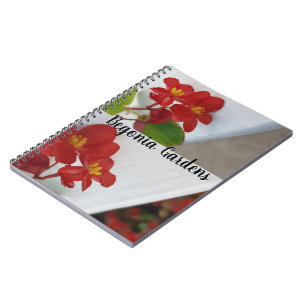 Begonia Flower Garden Notebook