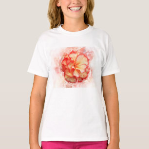 Begonia flower watercolor - wb3 T-Shirt