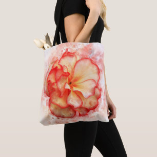 Begonia flower watercolor - wb3 tote bag