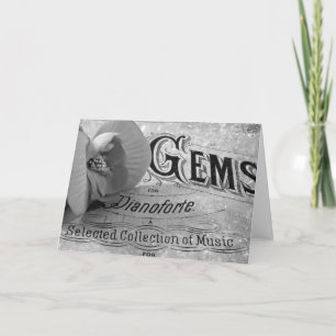 Begonia Gems Pianoforte Card