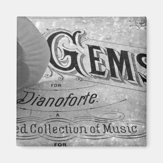 Begonia Gems Pianoforte Magnet (Front)