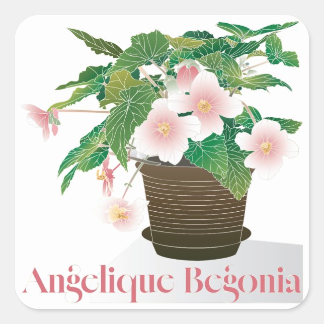 Begonia Stickers (Front)