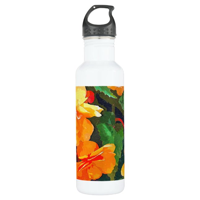 BEGONIAS 710 ML WATER BOTTLE (Front)