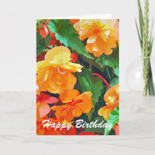 BEGONIAS CARD