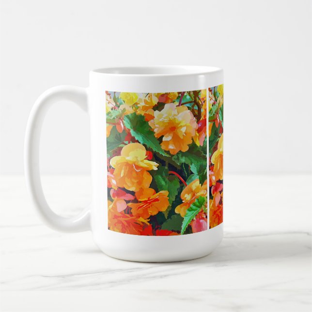 BEGONIAS COFFEE MUG (Left)