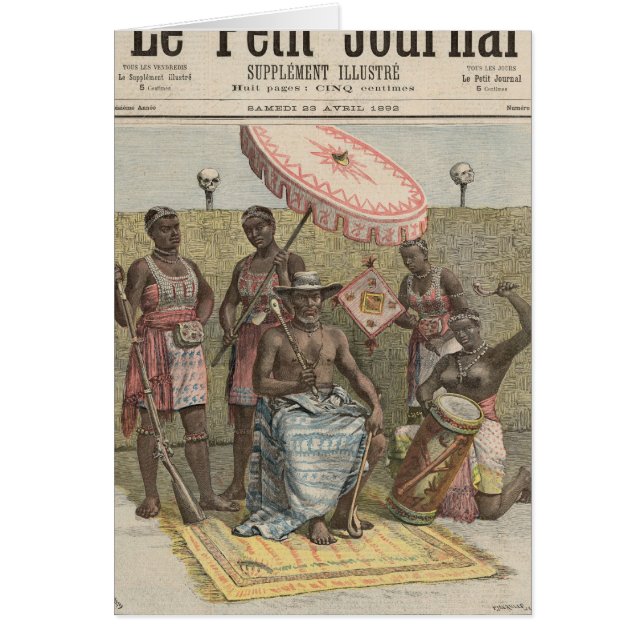 Behanzin  King of Dahomey (Front)