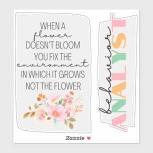 behavior analyst, ABA gift, ABA stickers, 