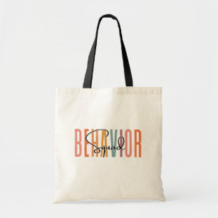 Behavior Squad   ABA Therapist Tote Bag