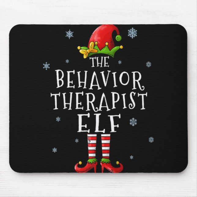 Behavior Therast Elf Xmas Groupe Matching Chris T  Mouse Mat (Front)