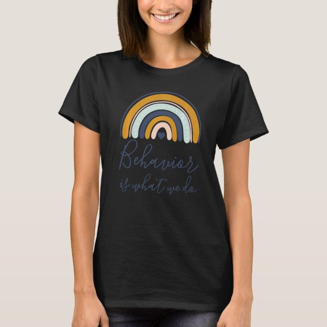 Behavioral Squad Specialist Behavior Analyst Thera T-Shirt (Front)