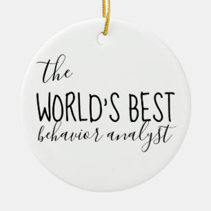 Behaviour Analyst, BCBA, ABA, Behaviour Tech, Ceramic Tree Decoration