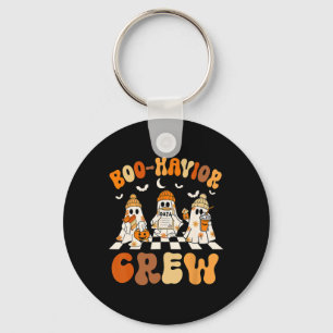 Behaviour Analyst Halloween A Cute Ghost Boo-havio Key Ring