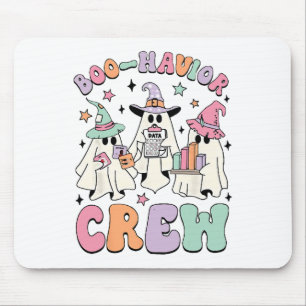 Behaviour Analyst Halloween A Cute Ghost Boo-havio Mouse Mat