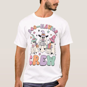 Behaviour Analyst Halloween Aba Cute Ghost Boo-hav T-Shirt