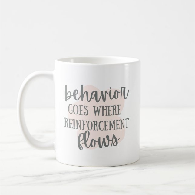 Behaviour analyst mug, ABA mug, BCBA mug,  Coffee Mug (Left)