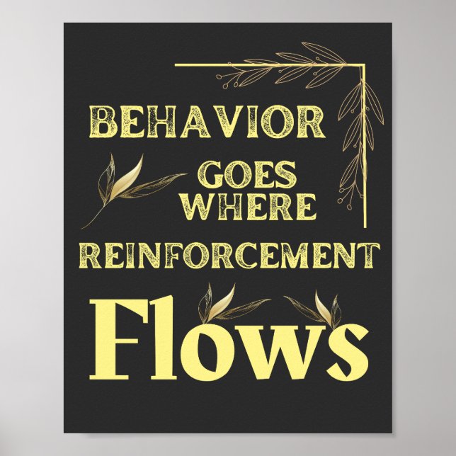 Behaviour Goes Where Reinforcement Flows  Poster (Front)