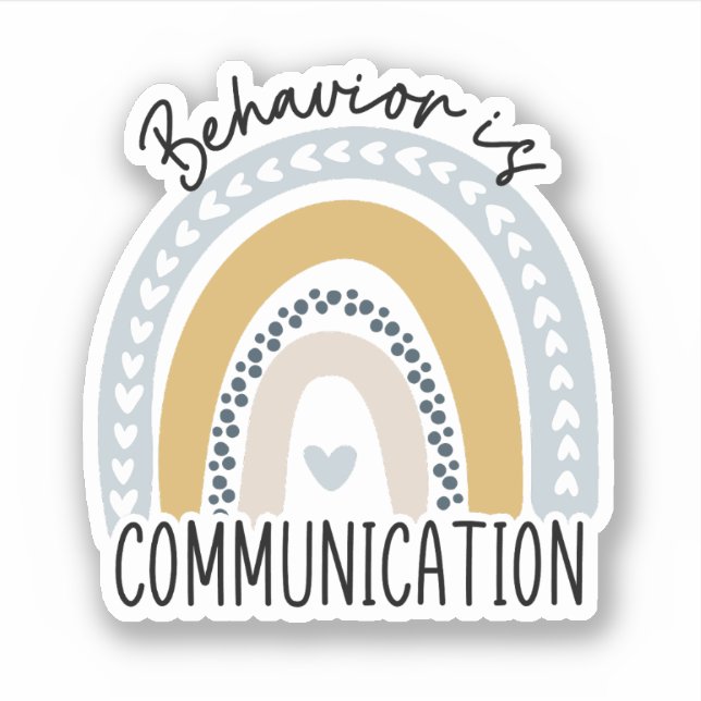 Behaviour Is Communication ABA Behaviour Therapist (Front)