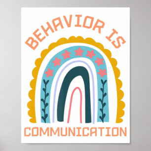 Behaviour Is Communication Special Education SPED Poster