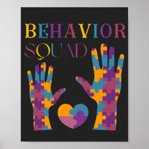 Behaviour Squad Applied Behaviour Analysis Crew Poster