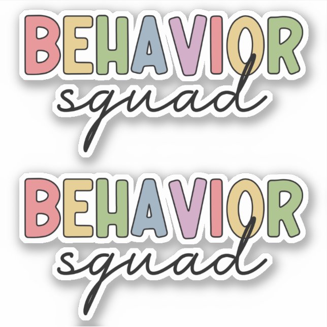 Behaviour Squad | Behaviour Therapist ABA Therapis (Front)