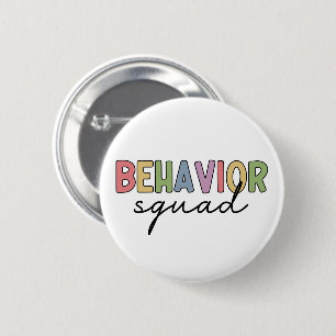 Behaviour Squad Behaviour Therapist ABA Therapis 6 Cm Round Badge