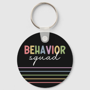 Behaviour Squad   Behaviour Therapist ABA Therapis Key Ring