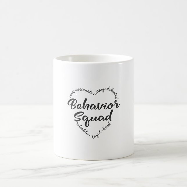Behaviour squad, behavioural, analyst bcba coffee mug (Center)