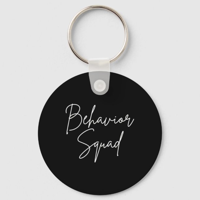 Behaviour Squad Pocket A Therapist Autism Awarenes Key Ring (Front)