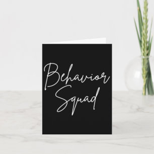 Behaviour Squad Pocket Aby Therapist Autism Awaren Card