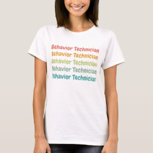 Behaviour Technician RBT Behaviour Tech Retro T-Shirt