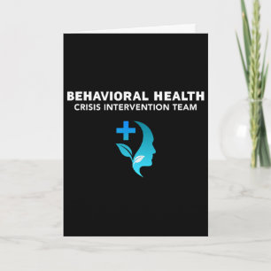 Behavioural And Mental Health Crisis Intervention Card