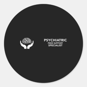 Behavioural And Mental Health Peer Support Special Classic Round Sticker