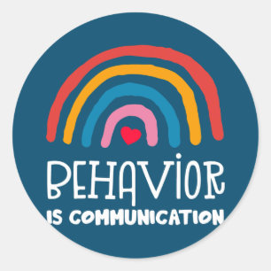 Behavioural Squad Specialist Behaviour Analyst Classic Round Sticker