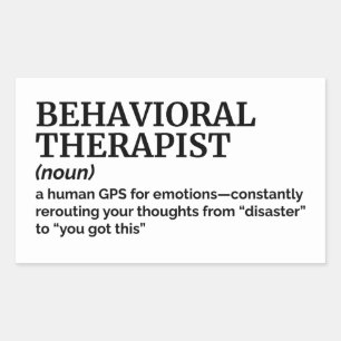 Behavioural Therapist – Funny Definition Stickers