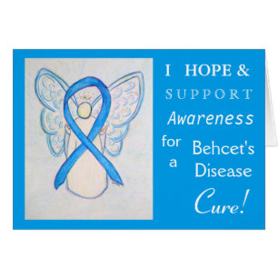 Behcet's Disease Awareness Ribbon Greeting Card