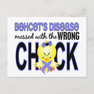 Behcet's Disease Messed With Wrong Chick Postcard