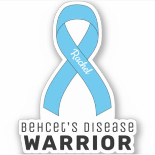 Behcet's Disease Warrior Vinyl Sticker