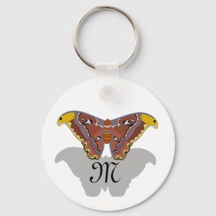Behe Moth Monogram Key Ring