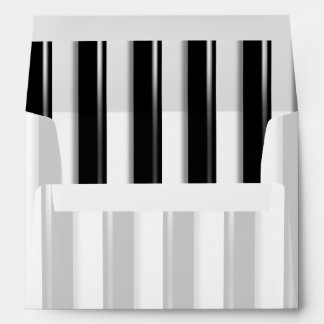 Behind Bars - Black Stripe(Add photo or 2nd Colour Envelopes