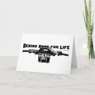 Behind Bars For Life — Motocross Card