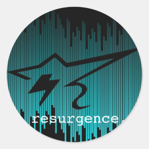 Behind Bars Resurgence Clothing Company Sticker