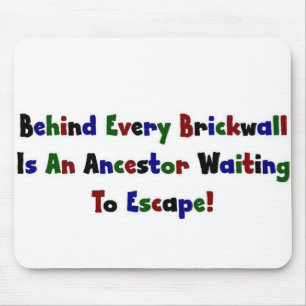 Behind Every  Brickwall Is... Mouse Mat