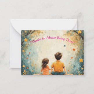 Behind every great kid is an even greater Dad. Card