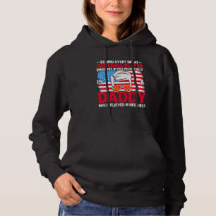 Behind Every Great Softball Player Is A Dad Daddy Hoodie
