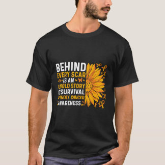 Behind Every Scar Is An Untold Appendix Cancer Awa T-Shirt