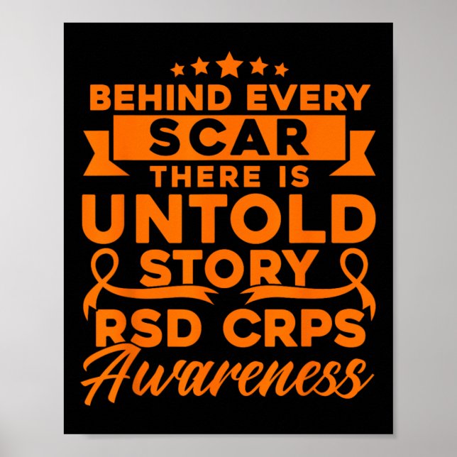 Behind Every Scar RSD CRPS Awareness  Poster (Front)