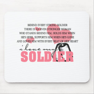 Behind every Soldier Mouse Mat