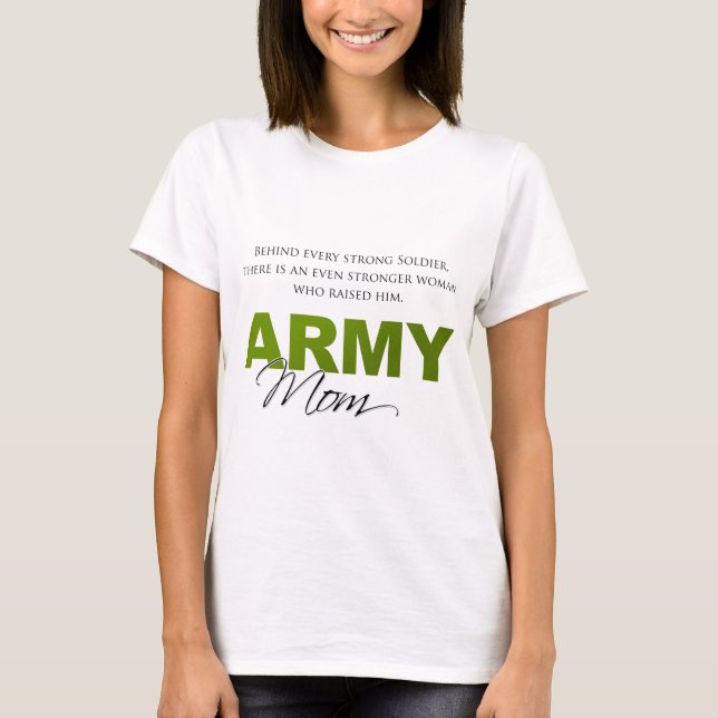 Behind Every Strong Soldier 2 T-Shirt (Front)