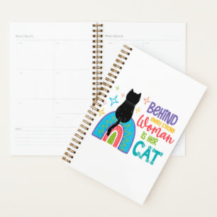 Behind Every Strong Woman Is Her Cat Planner